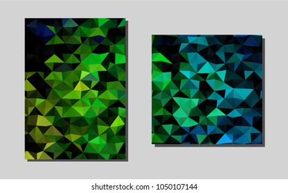 Dark Multicolor, Rainbowvector template for landing pages. Modern abstract design concept with colorful gradient. Pattern for ads, leaflets, labels of your business.