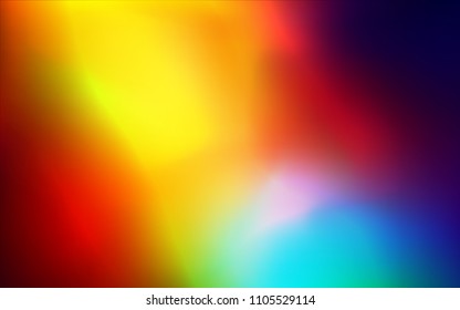 Dark Multicolor vector abstract blurred background. A vague abstract illustration with gradient. The best blurred design for your business.