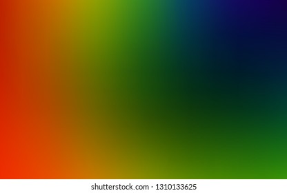 Dark Multicolor vector abstract blurred background. Glitter abstract illustration with gradient design. Blurred design for your web site.