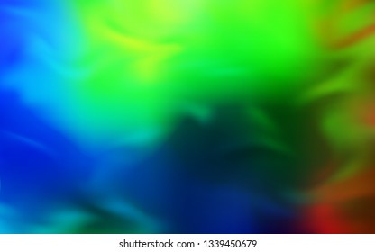 Dark Multicolor vector abstract blurred layout. Abstract colorful illustration with gradient. Background for designs.