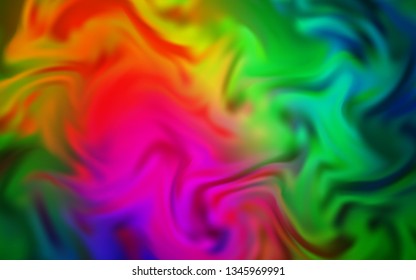 Dark Multicolor vector abstract blurred background. Colorful abstract illustration with gradient. Background for designs.