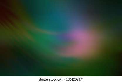 Dark Multicolor vector abstract blurred background. An elegant bright illustration with gradient. Smart design for your work.