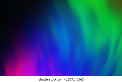 Dark Multicolor vector abstract blurred layout. Colorful abstract illustration with gradient. Elegant background for a brand book.