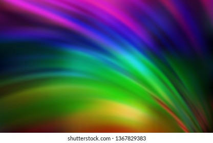 Dark Multicolor vector abstract blurred layout. An elegant bright illustration with gradient. New style for your business design.
