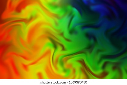 Dark Multicolor vector abstract blurred background. An elegant bright illustration with gradient. Background for designs.