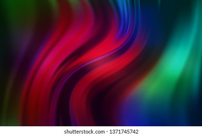 Dark Multicolor vector abstract blurred layout. New colored illustration in blur style with gradient. Smart design for your work.