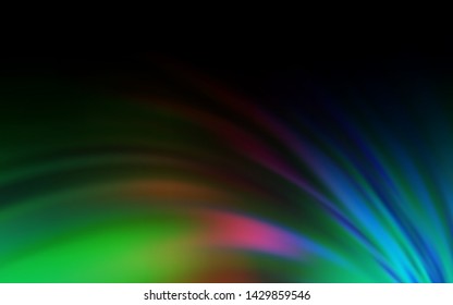 Dark Multicolor vector abstract blurred background. Shining colored illustration in smart style. New way of your design.
