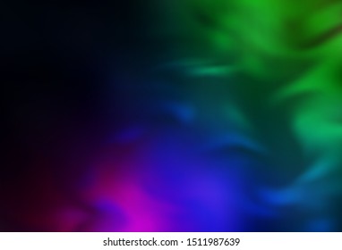 Dark Multicolor vector abstract blurred layout. Colorful illustration in abstract style with gradient. New way of your design.