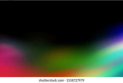 Dark Multicolor vector abstract blurred background. Glitter abstract illustration with gradient design. New style for your business design.