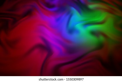 Dark Multicolor vector abstract blurred background. A completely new colored illustration in blur style. New style for your business design.