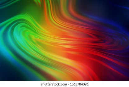 Dark Multicolor vector abstract blurred background. Shining colored illustration in smart style. Background for designs.