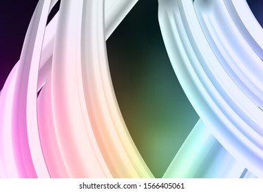 Dark Multicolor vector abstract blurred background. A completely new colored illustration in blur style. Elegant background for a brand book.