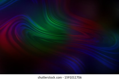 Dark Multicolor vector abstract blurred background. An elegant bright illustration with gradient. Blurred design for your web site.