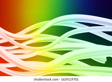 Dark Multicolor vector abstract blurred background. An elegant bright illustration with gradient. New design for your business.