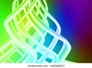 Dark Multicolor vector abstract blurred background. Colorful illustration in abstract style with gradient. Elegant background for a brand book.
