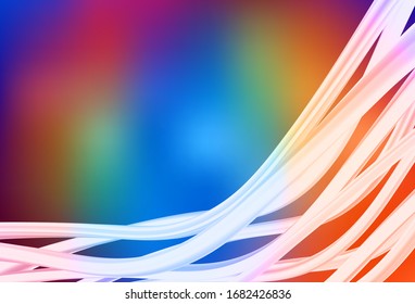 Dark Multicolor vector abstract blurred layout. Shining colorful illustration in smart style. Elegant background for a brand book.