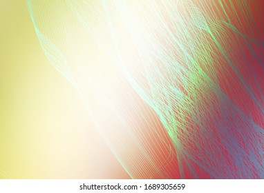 Dark Multicolor vector abstract blurred layout. Creative illustration in halftone style with gradient. Completely new design for your business.
