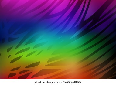Dark Multicolor vector abstract blurred background. An elegant bright illustration with gradient. New design for your business.