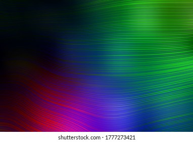 Dark Multicolor vector abstract blurred background. Colorful illustration in abstract style with gradient. Completely new design for your business.