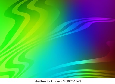 Dark Multicolor vector abstract blurred layout. Shining colorful illustration in smart style. New style design for your brand book.