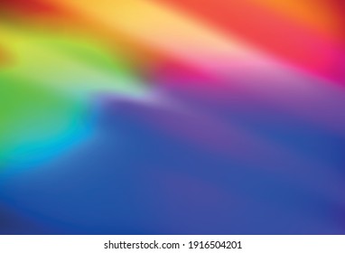 Dark Multicolor vector abstract blurred layout. Shining colorful illustration in smart style. The best blurred design for your business.