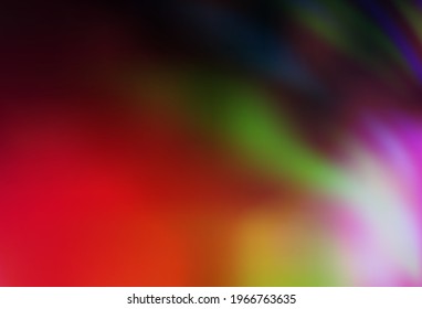 Dark Multicolor vector abstract blurred background. Colorful abstract illustration with gradient. Blurred design for your web site.