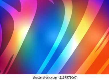 Dark Multicolor vector abstract blurred layout. An elegant bright illustration with gradient. Background for a cell phone.