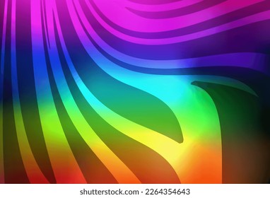 Fondo abstracto del vector multicolor oscuro borroso. Ilustración colorida en estilo abstracto con gradiente. Nueva forma de tu diseño.