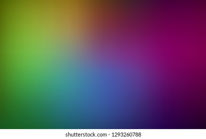 Dark Multicolor vector abstract bright template. Creative illustration in halftone style with gradient. Blurred design for your web site.