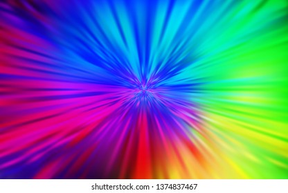 Dark Multicolor vector abstract bright texture. Modern abstract illustration with gradient. New style design for your brand book.