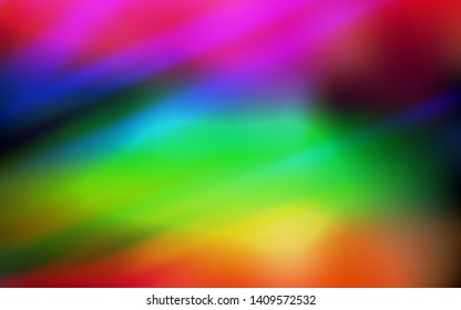 Dark Multicolor vector abstract bright texture. Glitter abstract illustration with gradient design. New style for your business design.