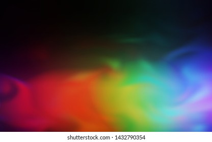 Dark Multicolor vector abstract bright template. Abstract colorful illustration with gradient. New style design for your brand book.