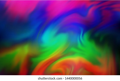 Dark Multicolor vector abstract bright pattern. Shining colored illustration in smart style. The best blurred design for your business.