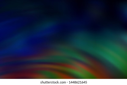 Dark Multicolor vector abstract bright pattern. A completely new colored illustration in blur style. New design for your business.