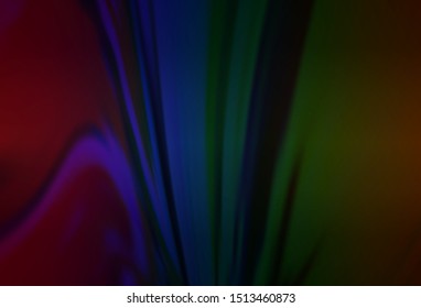 Dark Multicolor vector abstract bright template. Shining colored illustration in smart style. Completely new design for your business.