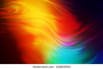 Dark Multicolor vector abstract bright template. Colorful illustration in abstract style with gradient. Completely new design for your business.