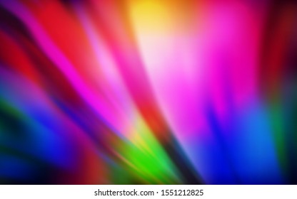 Dark Multicolor vector abstract bright template. Modern abstract illustration with gradient. Elegant background for a brand book.