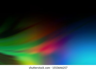 Dark Multicolor vector abstract bright texture. New colored illustration in blur style with gradient. Blurred design for your web site.