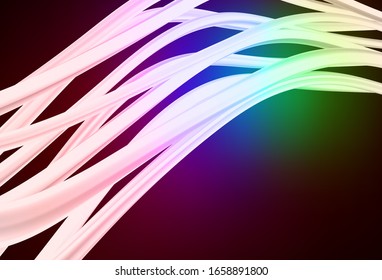 Dark Multicolor vector abstract bright pattern. Abstract colorful illustration with gradient. New style for your business design.