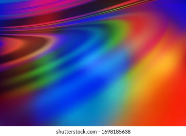 Dark Multicolor vector abstract bright texture. Creative illustration in halftone style with gradient. New style design for your brand book.