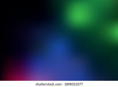 Dark Multicolor vector abstract bright template. Glitter abstract illustration with gradient design. New style design for your brand book.
