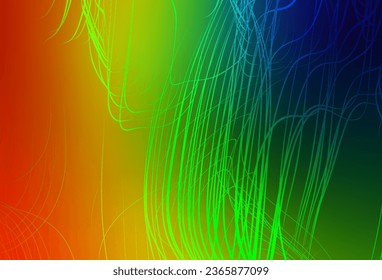 Dark Multicolor vector abstract bright pattern. A completely new colored illustration in blur style. Background for a cell phone.