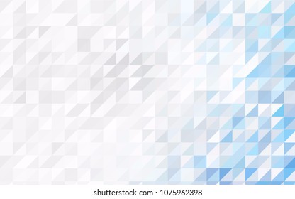 Dark Multicolor vector abstract colorful background, which consist of triangles. Pattern with colored triangles on white background.