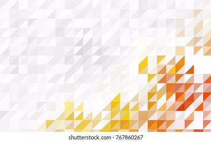 Dark Multicolor vector abstract colorful background, which consist of triangles. Pattern with colored triangles on white background.
