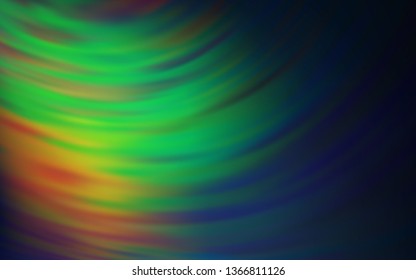 Dark Multicolor vector abstract layout. Shining colored illustration in smart style. Background for a cell phone.