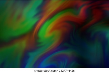 Dark Multicolor vector abstract layout. Colorful illustration in abstract style with gradient. Elegant background for a brand book.