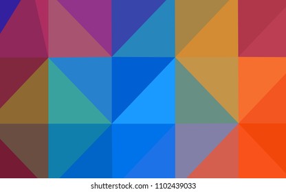 Dark Multicolor vector abstract mosaic backdrop. Modern geometrical abstract illustration with gradient. That pattern can be used as a part of a brand book.