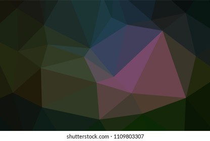 Dark Multicolor vector abstract mosaic pattern. Shining colored illustration in a new style. That pattern can be used as a part of a brand book.