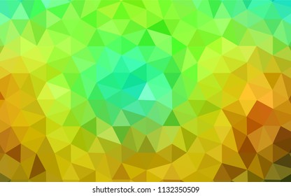 Dark Multicolor vector abstract mosaic pattern. Colorful abstract illustration with triangles. Template for cell phone's backgrounds.