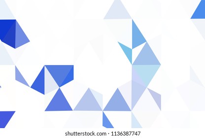 Dark Multicolor vector abstract mosaic backdrop. A sample with polygonal shapes. Template for cell phone's backgrounds.